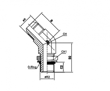 TN517-JIC 1.7/8"-М48х2