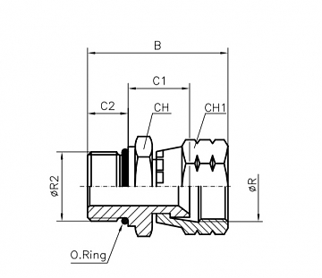 TN426-JIC 1/2"-М10х1,0