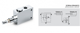 Клапан последовательности VS2C 1/2" - 3V (V0663/250), 50-250 бар 