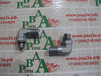 TN514-BSP3/8"-9/16"-18 UNF L-35 мм JCB ZnNi (K)