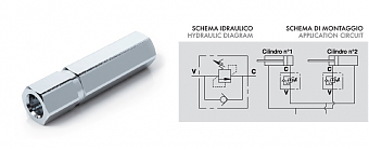 Клапан последовательности VSQL 1/2” (V0643/000), 30-140 бар 