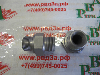 Штуцер DKM(27) M22х1,5-BSP 1/2" ZnNi (K)