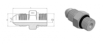 TN92-JIC 7/8"-7/8"-14UNF