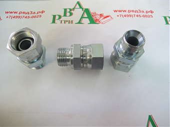 Адаптер BSP1/4"-3/8" (Ш-Г) ZnNi (K)