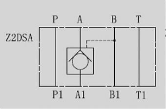 Гидрозамок модульный CETOP 3 в канал "A" Z2DS6A50
