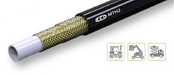 Шланг MTH2 SAE 100R2-06 DN10 WP=330bar R=60мм (К)