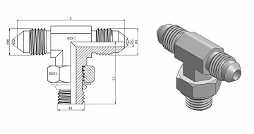 TN515-JIC 3/4"-7/8"-14UNF