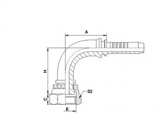 BSP 3/8"-19/90-06 DN10 (FLAT)