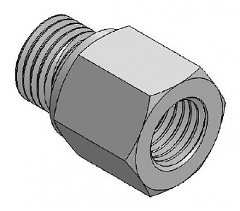 Адаптер с внутренней резьбой M18x1,5 - Male BSP 1/2" ZnNi (K)