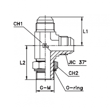 TN516-JIC 1/2"-М10х1