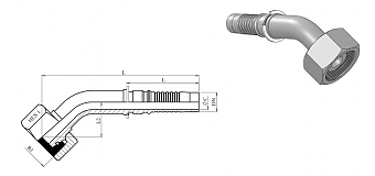 M52x2,0/45-24 DKOL int DN38