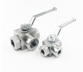 Кран шаровый трехходовой KHB3K-1/2NPT-L