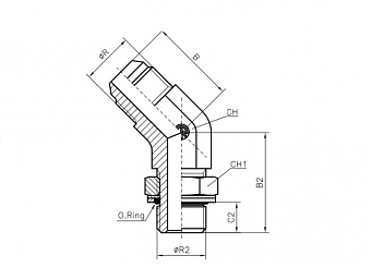 TN517-JIC 7/8"-R1/2"