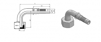 M52x2,0/90-24 DKOL int DN38