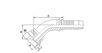 BSP 3/8"-19/45-06 DN10 (FLAT)