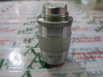 Дроссель цилиндрического типа с обратным клапаном VRU-G1/2" (К)
