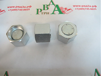 Заглушка с гайкой BSP 1/4" ZnNi (K)