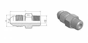 TN93-JIC 9/16"-R3/8"