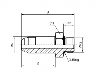 TN92-JIC 9/16"-3/4"-16UNF L-60
