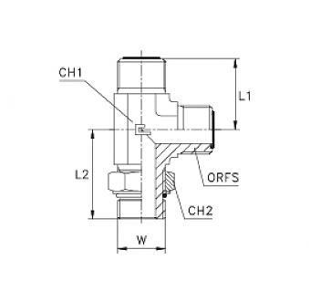 TN516-ORFS 1"-1.1/16"-12UNF