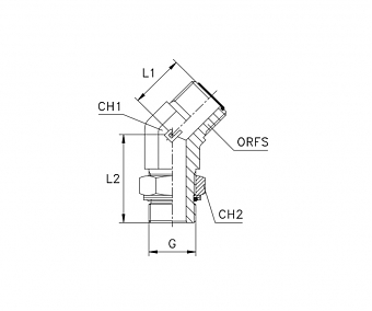 TN517-ORFS 1.7/16"-R1"