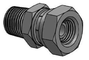 Адаптер BSPT3/8"-BSP3/8" (Ш-Г) 