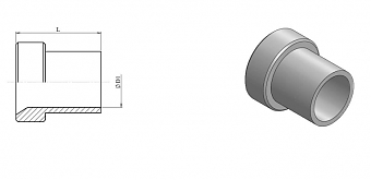 Втулка под развальцовку D32 JIC 1.5/8"